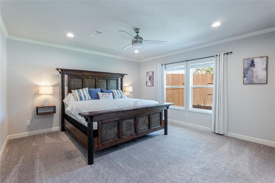 Furnished interior view inside a new home in , Graford (Image 8).