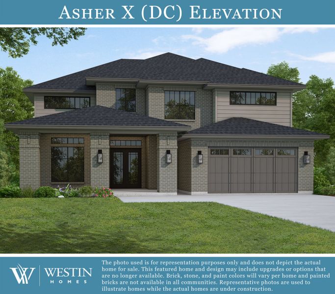 Front exterior of a new home in COLTON®, Todd Mission, TX, highlighting curb appeal (Image 1). Front exterior of a new home in COLTON®, Todd Mission, TX, highlighting curb appeal (Image 1).
