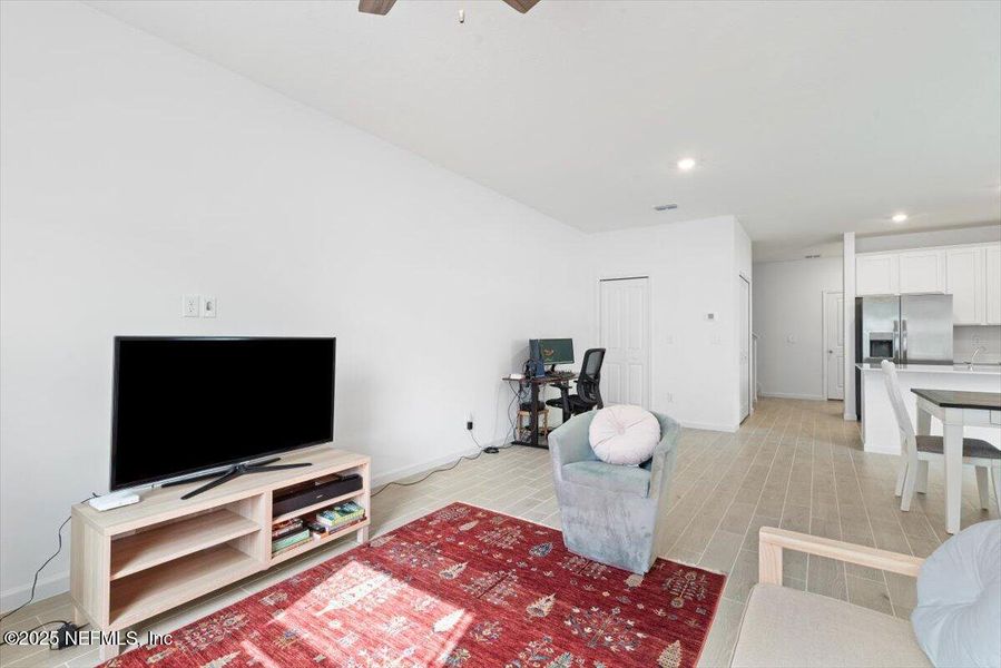 Furnished interior view inside a new home in Hardwick Farms: Hardwick Farms - Townhome Collection, Jacksonville (Image 10).