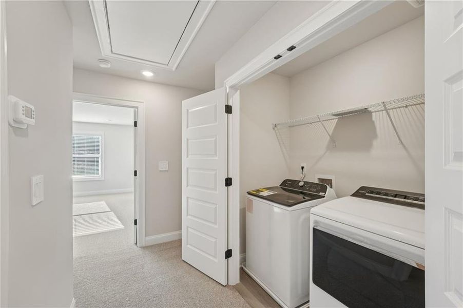 Furnished interior view inside a new home in , Cumming (Image 11).