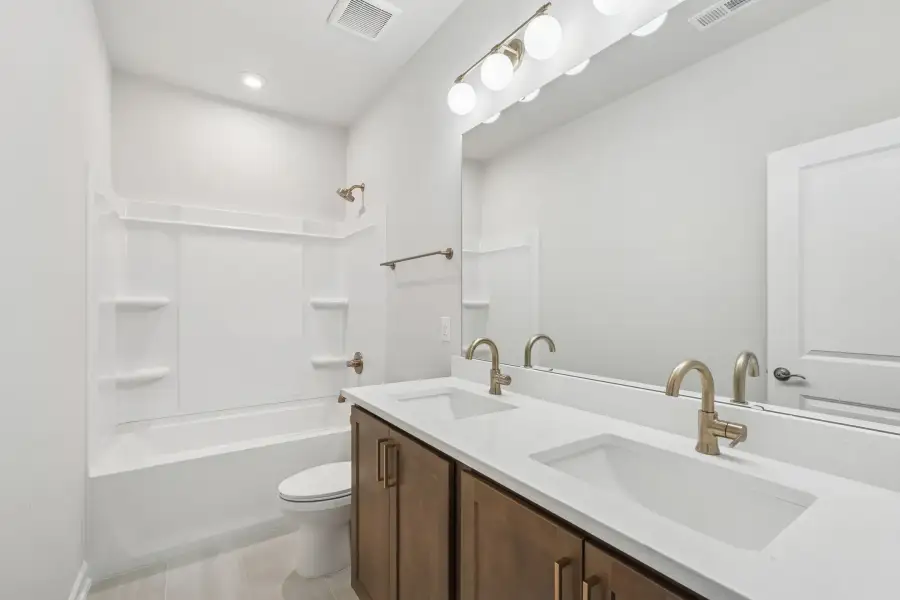 Furnished interior view inside a new home in The Townes at Willow Park, Cary (Image 7).