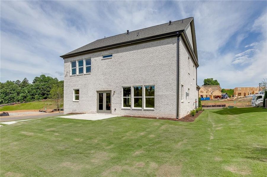 Exterior details and patio area of a home in , Buford (Image 31).