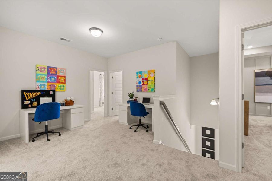 Furnished interior view inside a new home in Maddox Station, Eatonton (Image 23).