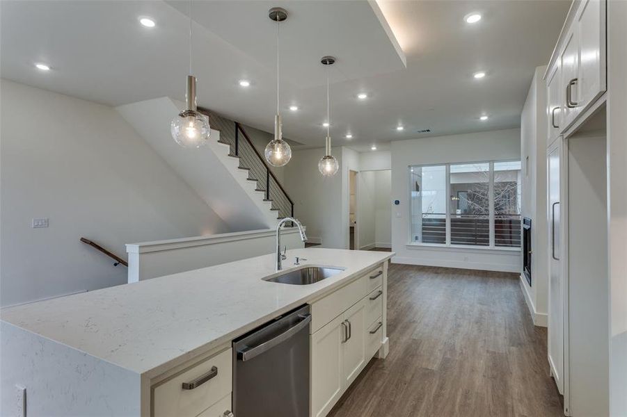 Furnished interior view inside a new home in , Fort Worth (Image 8).