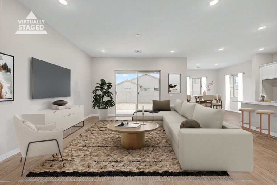Furnished interior view inside a new home in Wildera, San Tan Valley (Image 7).