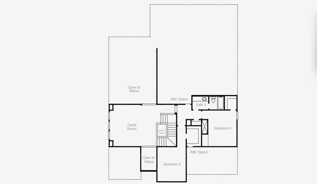 2D floor plan layout for the Knox by Coventry Homes in Solterra Texas 60', Mesquite, TX (Image 7).