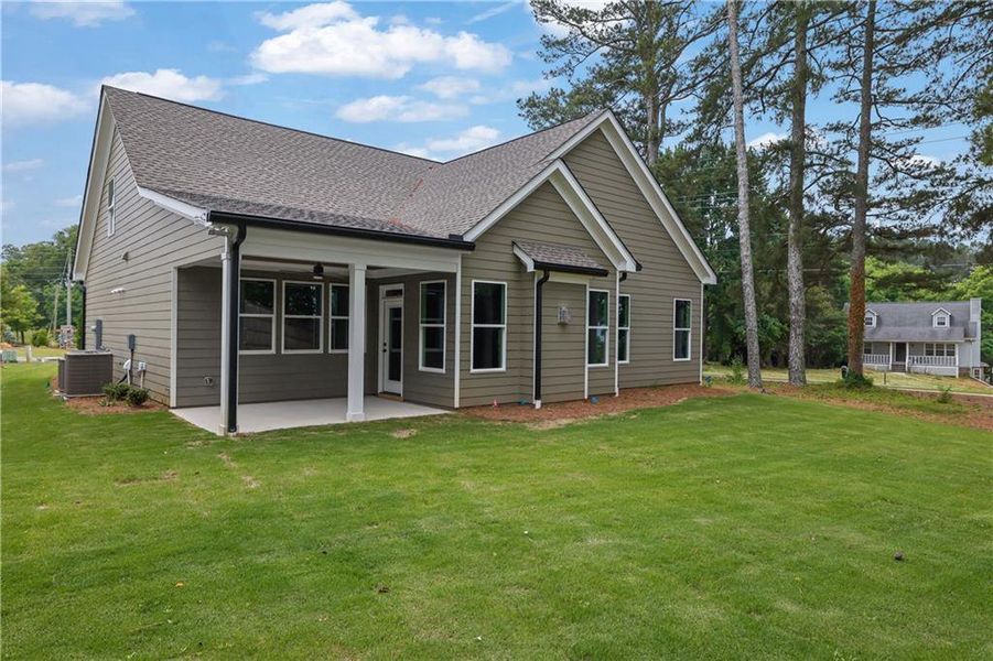 Exterior details and patio area of a home in , Canton (Image 3).