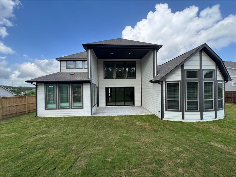 Rear of Home & private backyard Rear of Home & private backyard