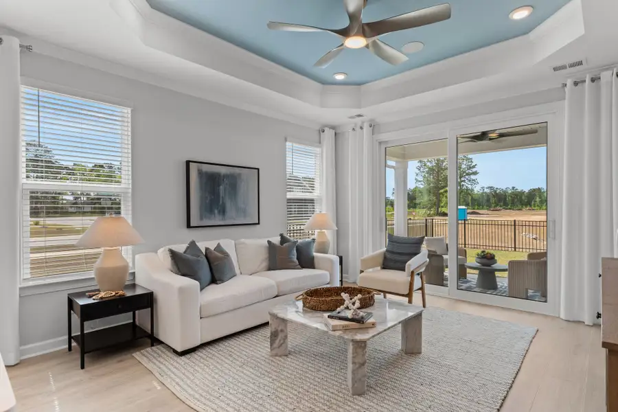 Representative furnished interior of a home built from the The Orchid by Chesapeake Homes in Coastal Club of the Carolinas, Calabash (Image 5).