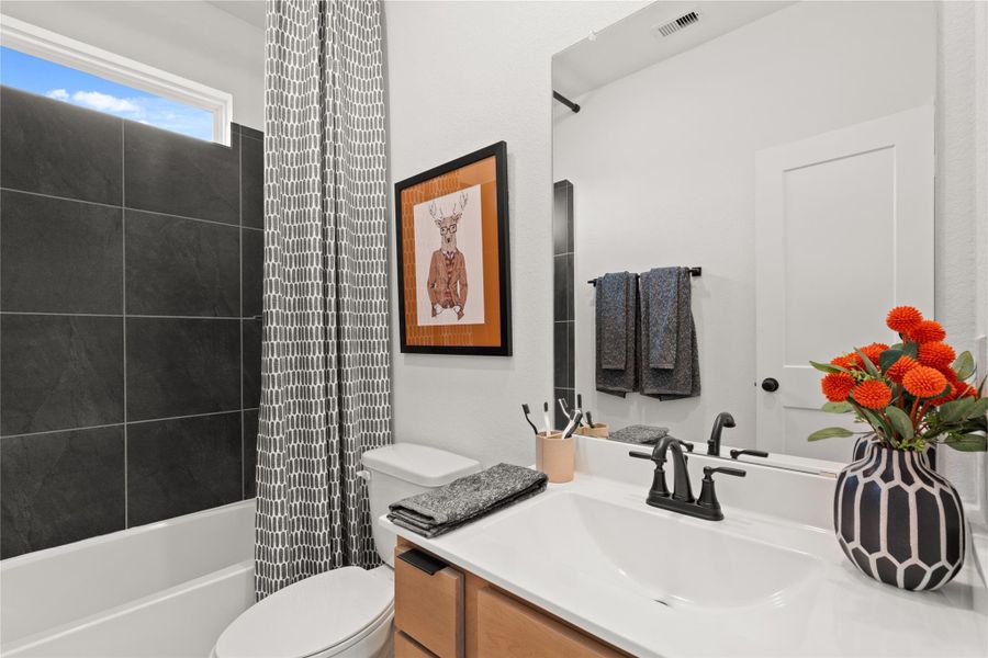 Furnished interior view inside a new home in Elyson, Katy (Image 10). Furnished interior view inside a new home in Elyson, Katy (Image 10).