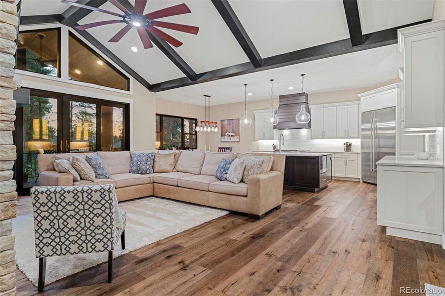 Furnished interior view inside a new home in , Larkspur (Image 19).