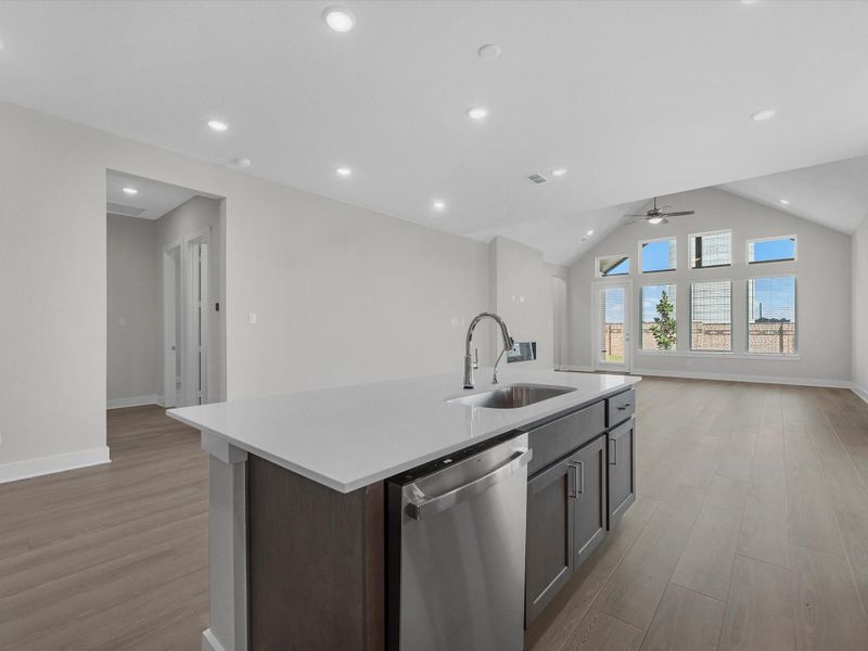 Furnished interior view inside a new home in Pecan Ridge, Fulshear (Image 9).