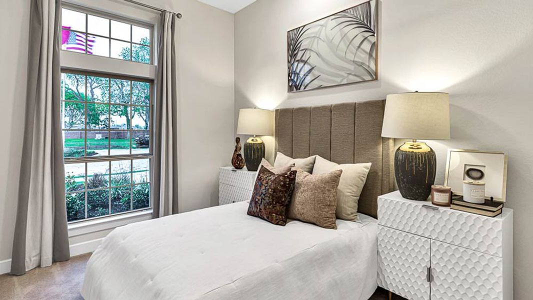 Furnished interior view inside a new home in Avalon at Cypress, Cypress (Image 8).