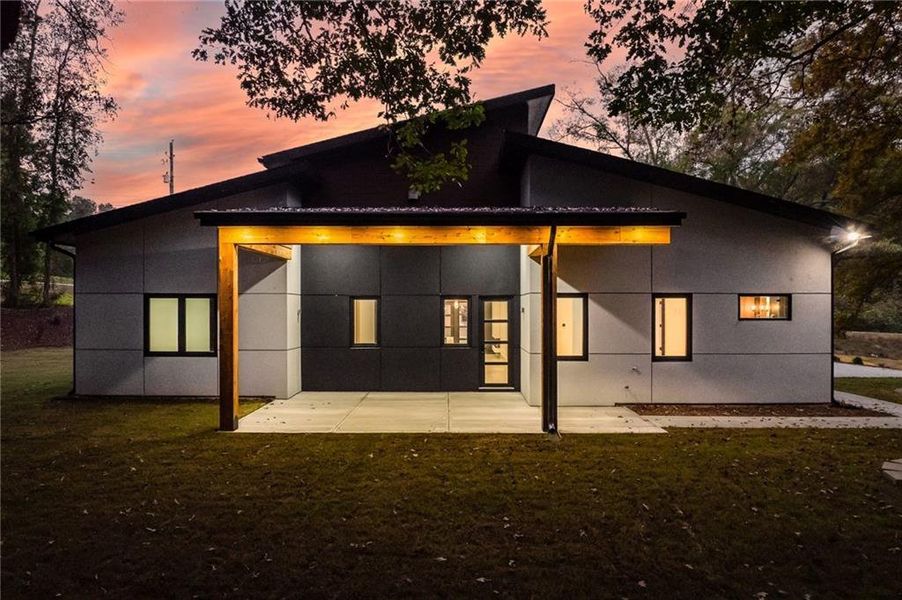 Exterior details and patio area of a home in , Winder (Image 40).