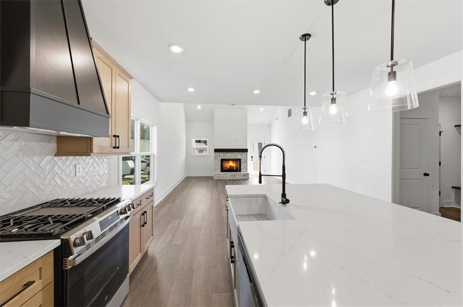 Furnished interior view inside a new home in , Emerson (Image 15). Furnished interior view inside a new home in , Emerson (Image 15).