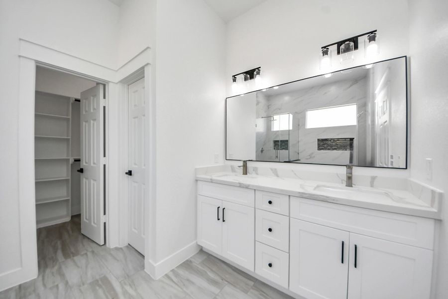 Furnished interior view inside a new home in , La Porte (Image 13). Furnished interior view inside a new home in , La Porte (Image 13).