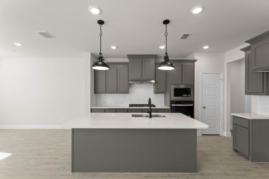 Representative exterior photo of a completed home built from the Whitney by Impression Homes in Timber Ridge, Corinth, TX (Image 5).