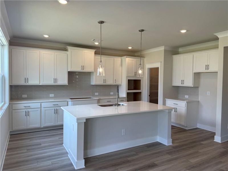 Furnished interior view inside a new home in Rosewood Lake Estates, Hoschton (Image 6).