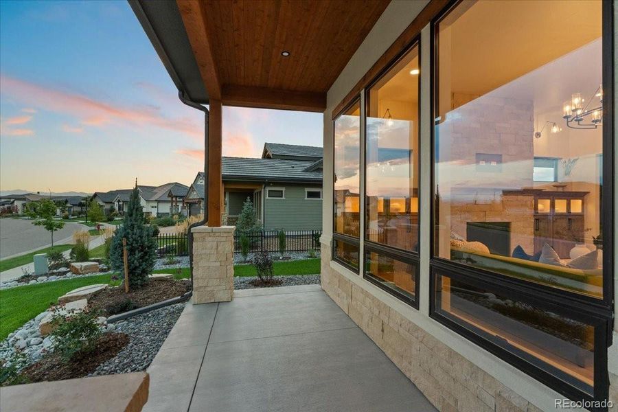 Exterior details and patio area of a home in , Berthoud (Image 24).
