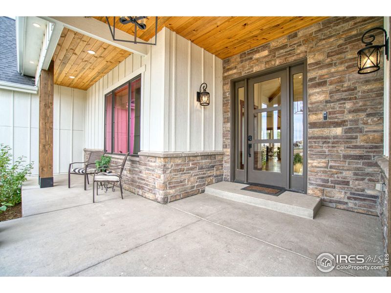 Exterior details and patio area of a home in , Windsor (Image 2).