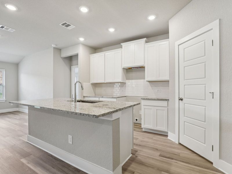 Furnished interior view inside a new home in Remington Ranch, San Antonio (Image 7).