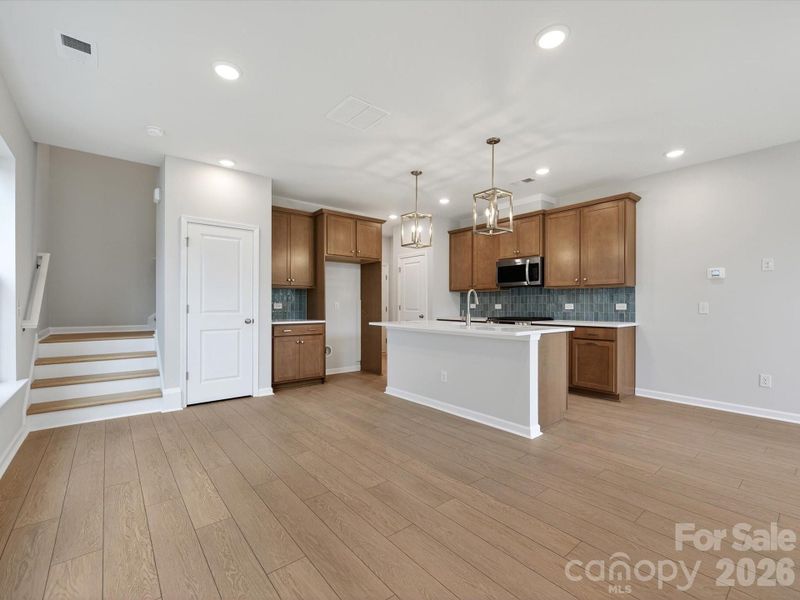 Furnished interior view inside a new home in Hardy Pond Townhomes, Rock Hill (Image 6).