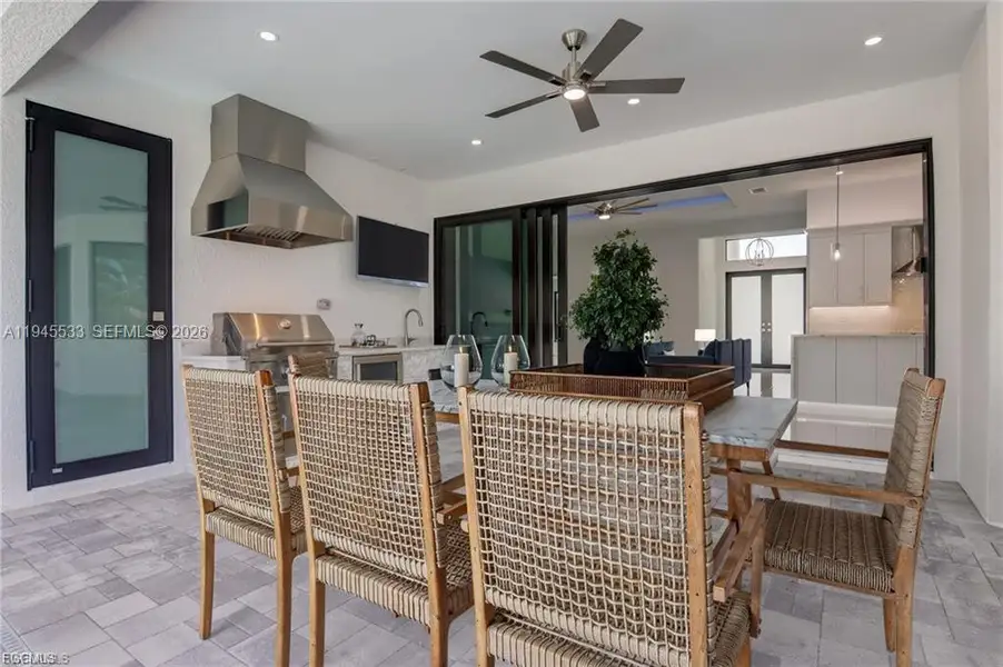 Furnished interior view inside a new home in , Cape Coral (Image 7).