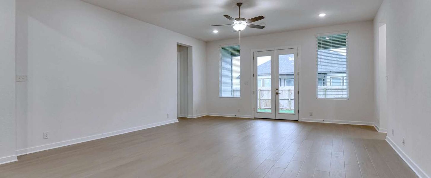 Representative unfurnished interior of a home built from the Blanco by Ashton Woods in Saddlebrook Ranch, Schertz (Image 10). Representative unfurnished interior of a home built from the Blanco by Ashton Woods in Saddlebrook Ranch, Schertz (Image 10).