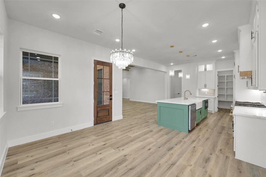 Elegant dining space framed by natural light and open sightlines Elegant dining space framed by natural light and open sightlines