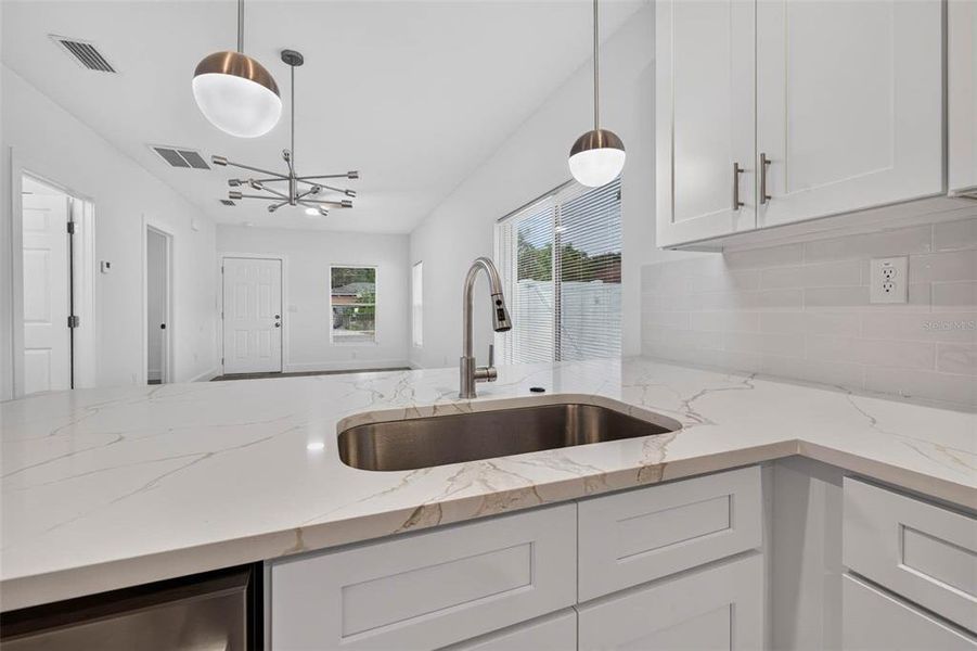 Close-up of interior finishes inside a home in , Tampa (Image 8).
