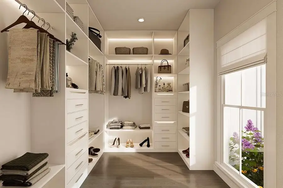 Furnished interior view inside a new home in , Bushnell (Image 10).