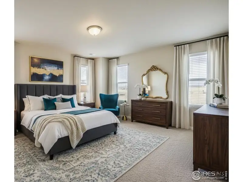 Furnished interior view inside a new home in , Fort Collins (Image 7).