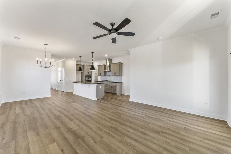 Spacious, unfurnished interior of a new home in Lakeside Saluda, Greenville (Image 21).