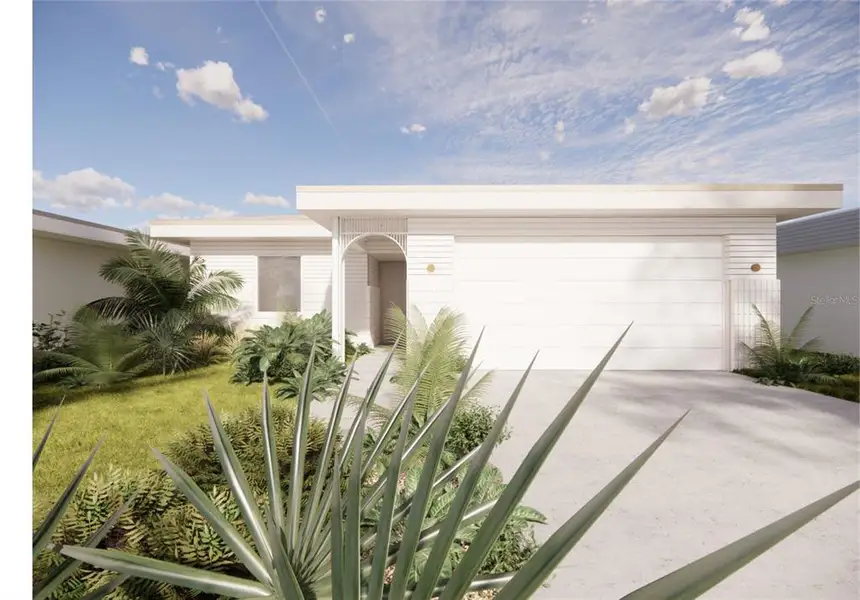 Front exterior of a new home in , Lady Lake, FL, highlighting curb appeal (Image 1).