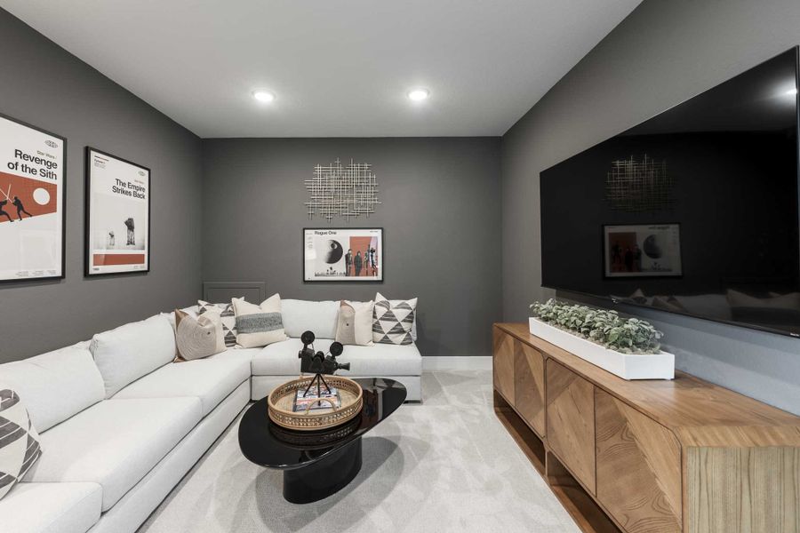 Representative furnished interior of a home built from the Goldeneye by Tri Pointe Homes in Tompkins Reserve, Katy (Image 33). Representative furnished interior of a home built from the Goldeneye by Tri Pointe Homes in Tompkins Reserve, Katy (Image 33).