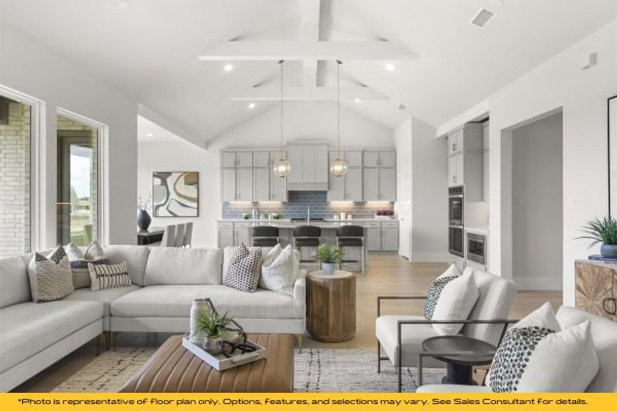 Representative furnished interior of a home built from the St Lucia by Stonefield Homes in Heath Golf and Yacht Club, Rockwall (Image 42).