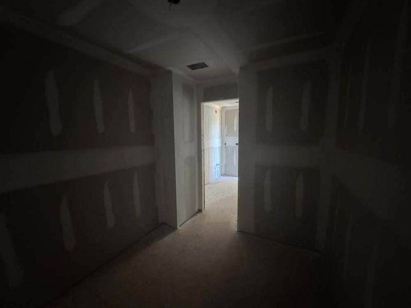 Primary Bedroom Walk-in Closet Construction Progress