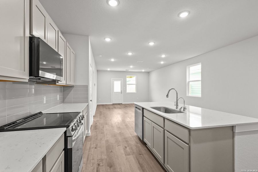 Furnished interior view inside a new home in Park Place, New Braunfels (Image 13).