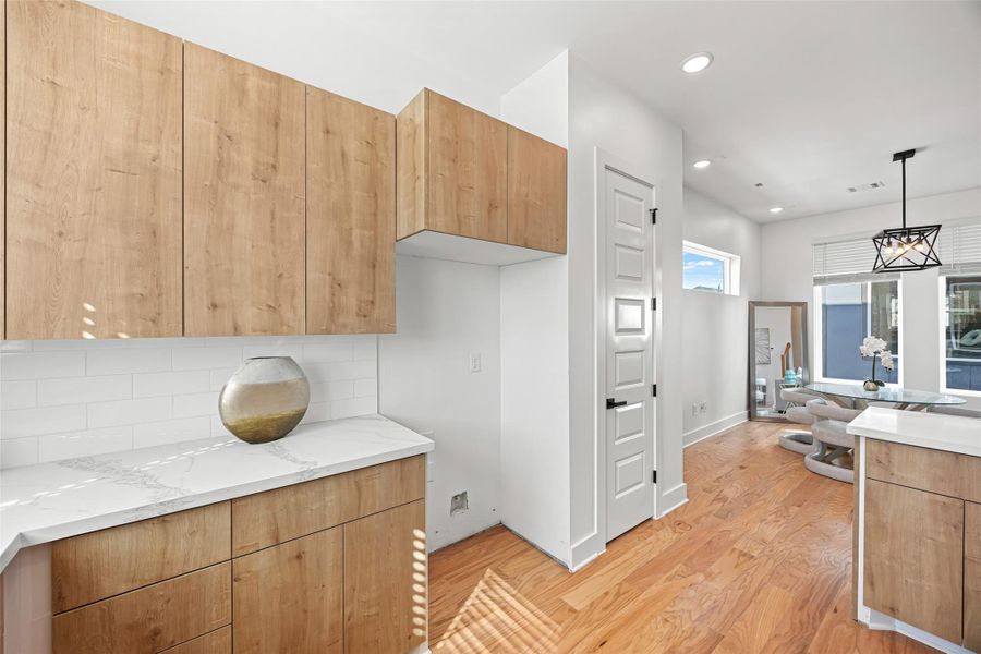 Furnished interior view inside a new home in , Houston (Image 16).