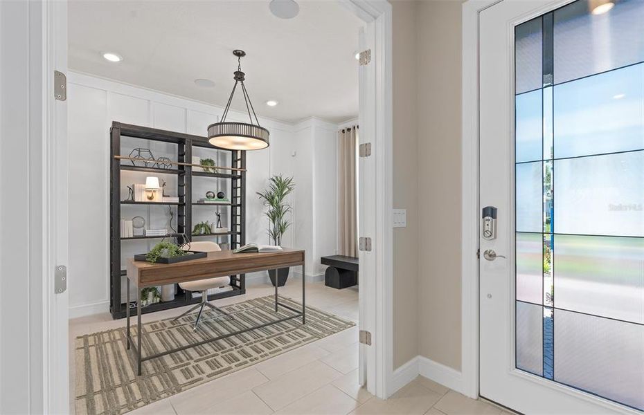 Furnished interior view inside a new home in Del Webb Sunbridge, St. Cloud (Image 17).
