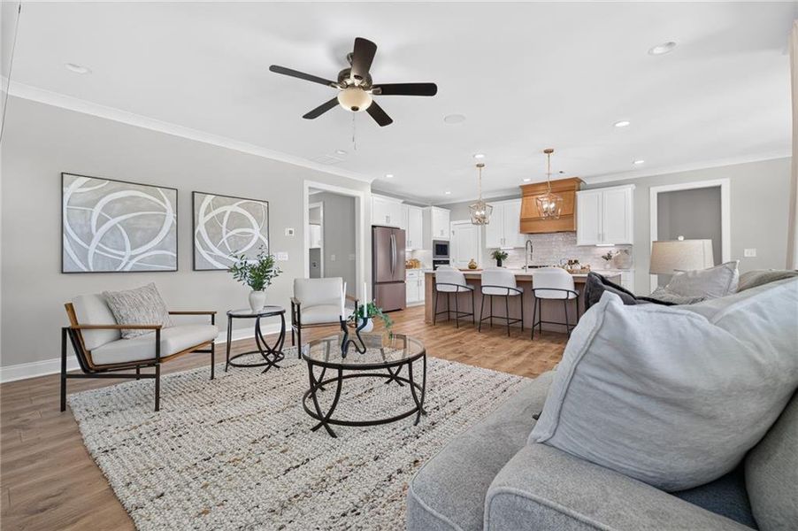 Furnished interior view inside a new home in , Jefferson (Image 6).