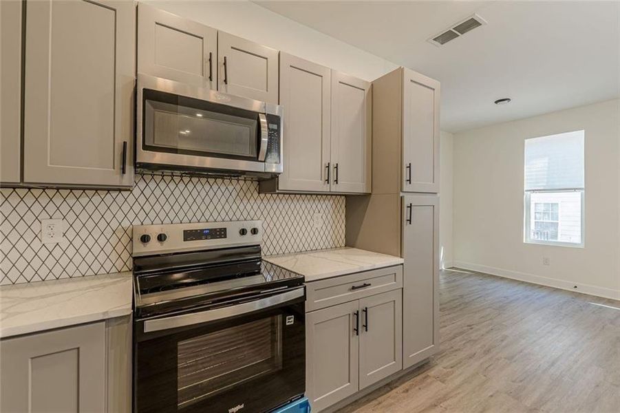 Furnished interior view inside a new home in , Stone Mountain (Image 7). Furnished interior view inside a new home in , Stone Mountain (Image 7).