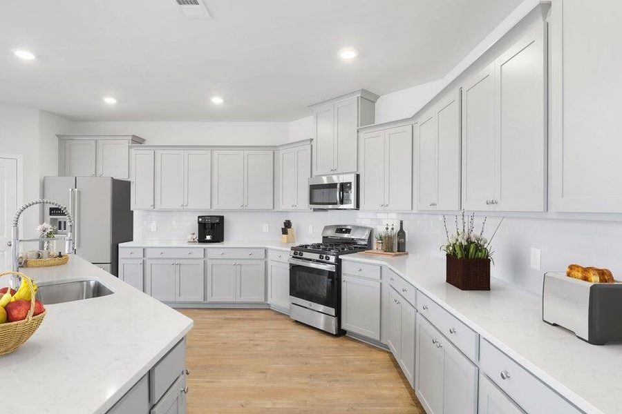 Furnished interior view inside a new home in Heron's Walk at Summers Corner: Arbor Collection, Summerville (Image 4). Furnished interior view inside a new home in Heron's Walk at Summers Corner: Arbor Collection, Summerville (Image 4).