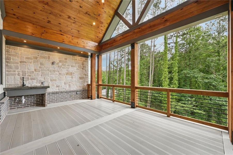 Exterior details and patio area of a home in , Cumming (Image 4). Exterior details and patio area of a home in , Cumming (Image 4).