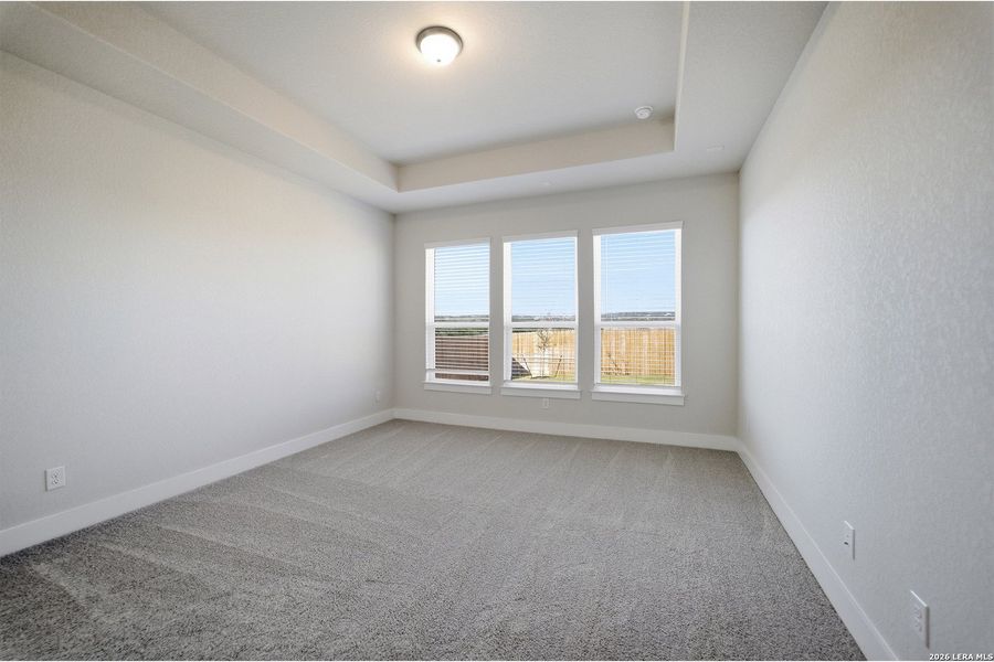 Spacious, unfurnished interior of a new home in The Woodlands at Medina Hills, Mico (Image 28).