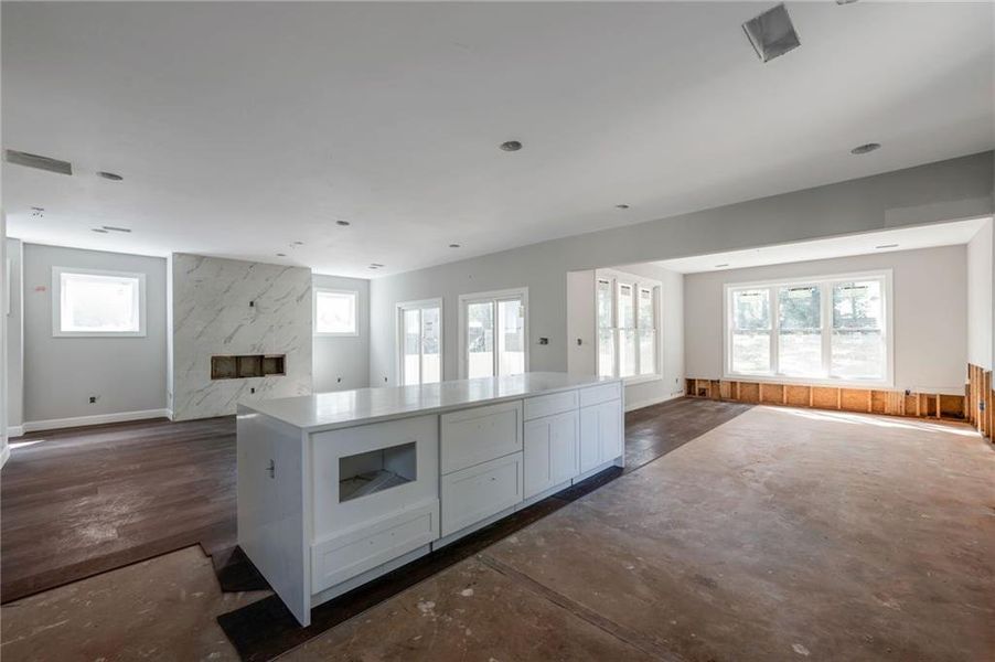 Furnished interior view inside a new home in , Atlanta (Image 4).