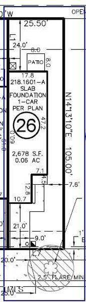 Plot Plan AR 26