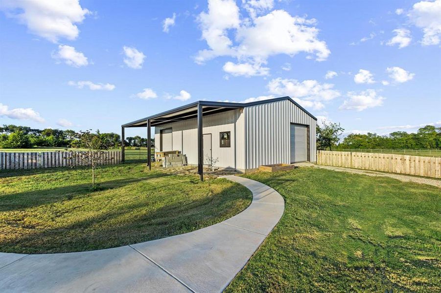 View of pole building View of pole building