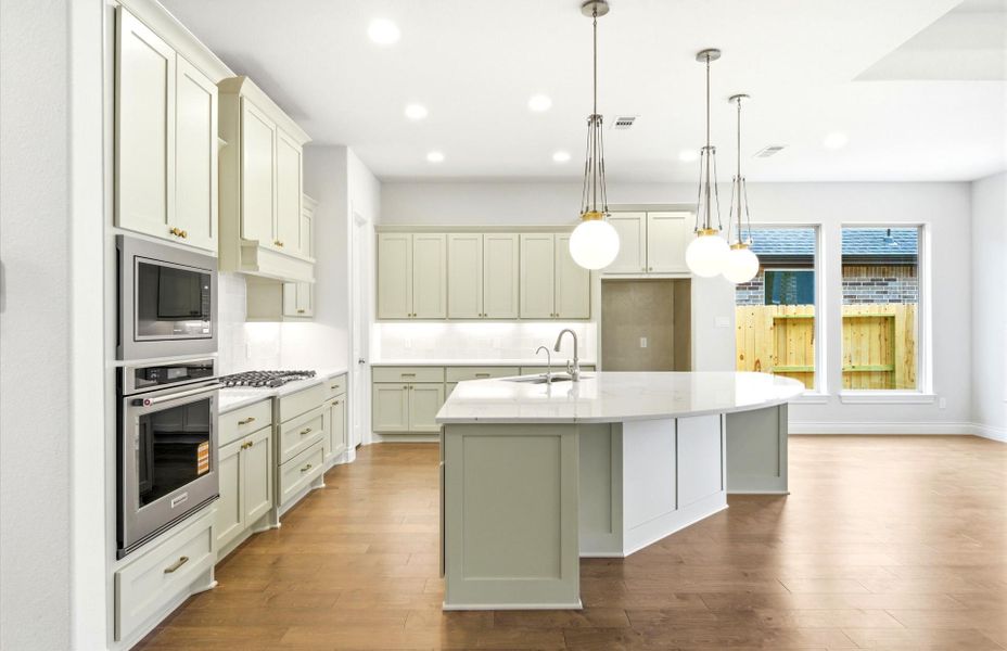 Furnished interior view inside a new home in The Highlands 55′, Porter (Image 9).