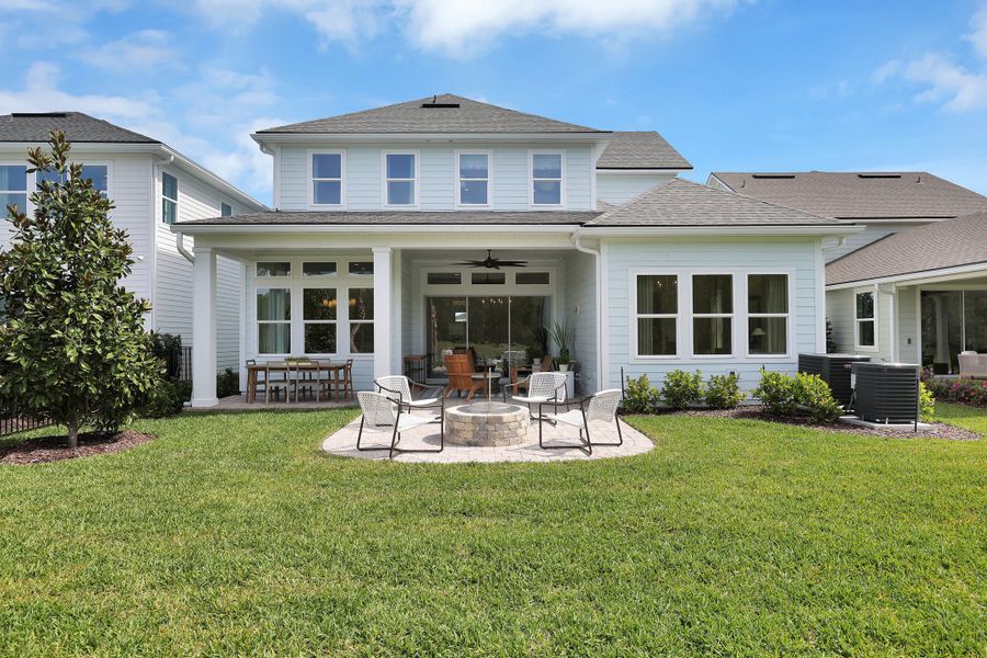 Representative exterior details of a home built from the Sawyer by Riverside Homes in Mariposa at EverRange, Jacksonville (Image 4).